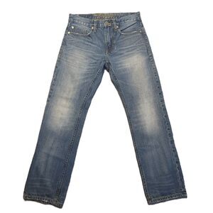 American Eagle Men’s 26x28 (Fits 28x27.5) Jeans Slim Straight Stretch Blue Denim